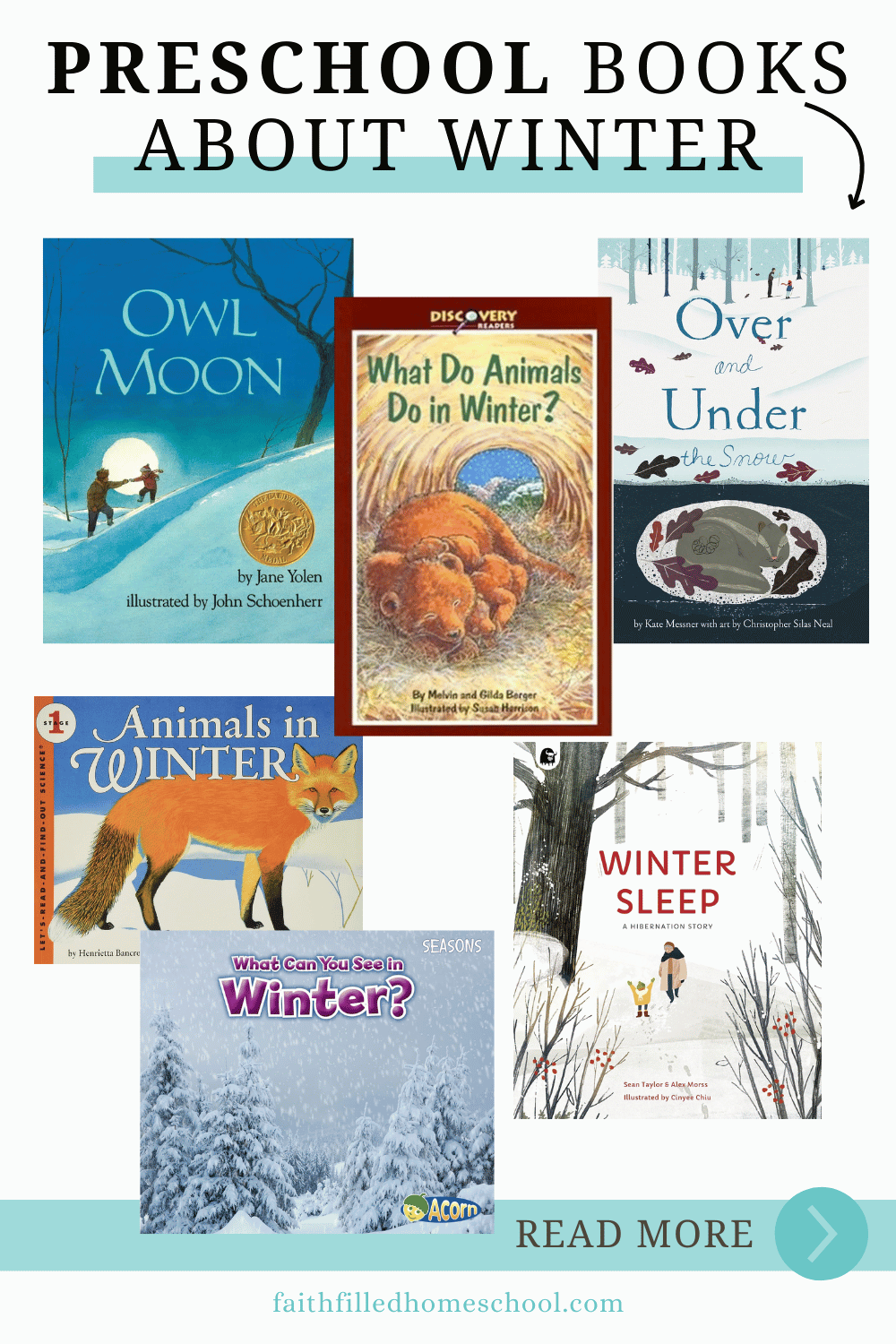 preschool books about winter